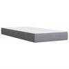 vidaXL Κρεβάτι Boxspring με Στρώμα Ανοιχτό Γκρι 100x200 εκ. Υφασμάτινο