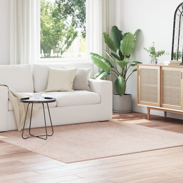 vidaXL Χαλί Κρεμ 200 x 200 cm Πολυπροπυλένιο