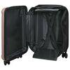 vidaXL Βαλίτσα με κλειδαριά ροζ χρυσό 34 x 23 x 55.5 εκ. ΑΒΣ Πλαστικό