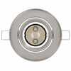 vidaXL Spotlights με προβολείς 12 pcs Ασημί 9 x 9 εκ. Μέταλλο