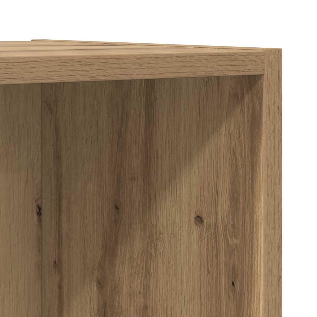 vidaXL Τηλεοπτική Κάβα Τοίχου 4 pcs artisan δρυς 37 x 37 x 107.5 εκ