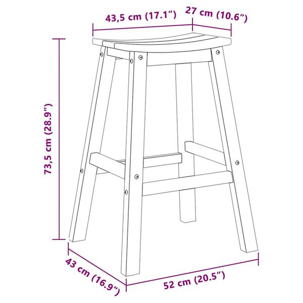 vidaXL Σετ Μπαρ Κήπου 6 pcs Ανοιχτό γκρι HDPE