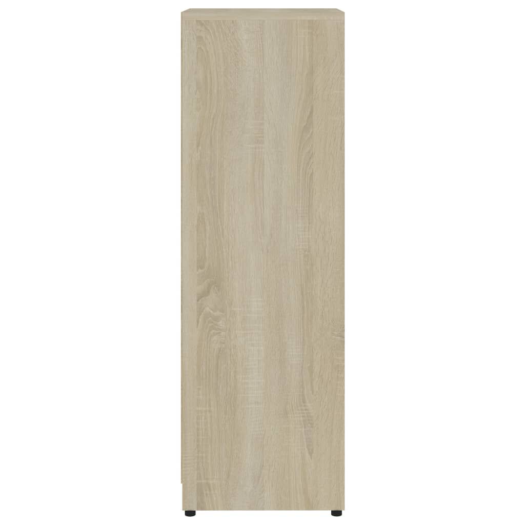 vidaXL Στήλη Μπάνιου Sonoma Δρυς 30 x 30 x 95 εκ. από Επεξ. Ξύλο