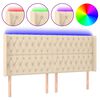 vidaXL &Kappa;&epsilon;&phi;&alpha;&lambda;ά&rho;&iota; &Kappa;&rho;&epsilon;&beta;&alpha;&tau;&iota;&omicron;ύ LED &Kappa;&rho;&epsilon;&mu; 183x16x118/128 &epsilon;&kappa;. &Upsilon;&phi;&alpha;&sigma;&mu;ά&tau;&iota;&nu;&omicron;