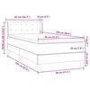 vidaXL &Kappa;&rho;&epsilon;&beta;ά&tau;&iota; Boxspring &mu;&epsilon; &Sigma;&tau;&rho;ώ&mu;&alpha; &Sigma;&kappa;&omicron;ύ&rho;&omicron; &Mu;&pi;&lambda;&epsilon; 80x220 &epsilon;&kappa;. &Beta;&epsilon;&lambda;&omicron;ύ&delta;&iota;&nu;&omicron;