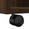 vidaXL Ντουλάπι Με Ροδάκια Καφέ Δρυς 60 x 53 x 72 εκ. Επεξεργ. Ξύλο