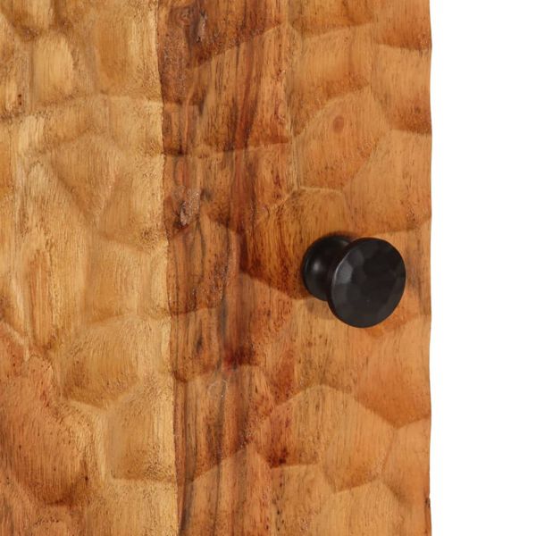 vidaXL Ντουλάπι Μπάνιου 38 x 33 x 58 εκ. από Μασίφ Ξύλο Ακακίας