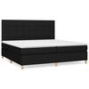 vidaXL &Kappa;&rho;&epsilon;&beta;ά&tau;&iota; Boxspring &mu;&epsilon; &Sigma;&tau;&rho;ώ&mu;&alpha; &Mu;&alpha;ύ&rho;&omicron; 200x200 &epsilon;&kappa;. &Upsilon;&phi;&alpha;&sigma;&mu;ά&tau;&iota;&nu;&omicron;