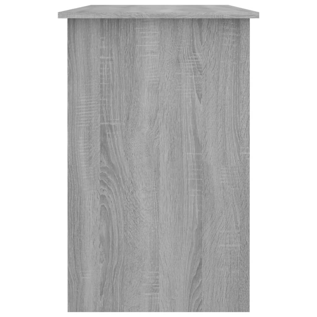 vidaXL Γραφείο Γκρι Sonoma 100x50x76 εκ. από Επεξεργασμένο Ξύλο