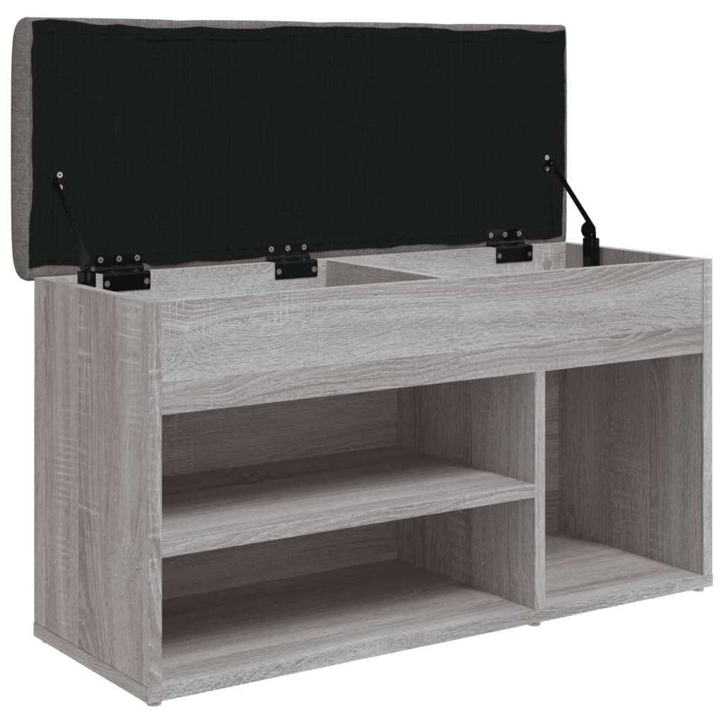 vidaXL Παπουτσοθήκη Γκρι Sonoma 82x32x45,5 εκ. από Επεξεργασμένο Ξύλο