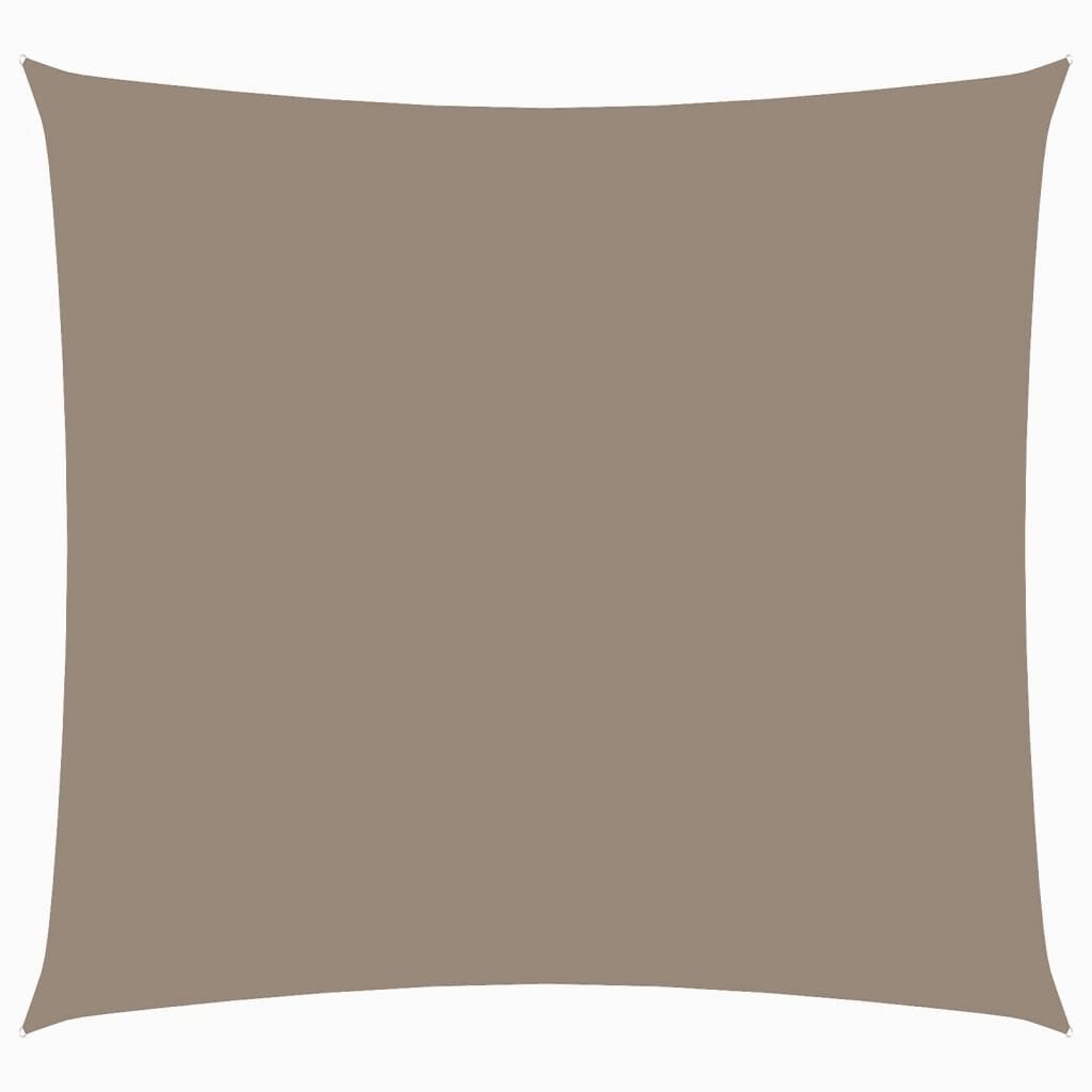 vidaXL Πανί Σκίασης Τετράγωνο Taupe 4,5 x 4,5 μ. από Ύφασμα Oxford