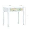 vidaXL Τραπέζι Κονσόλα Λευκό 80 x 40 x 74 εκ. Ξύλινο