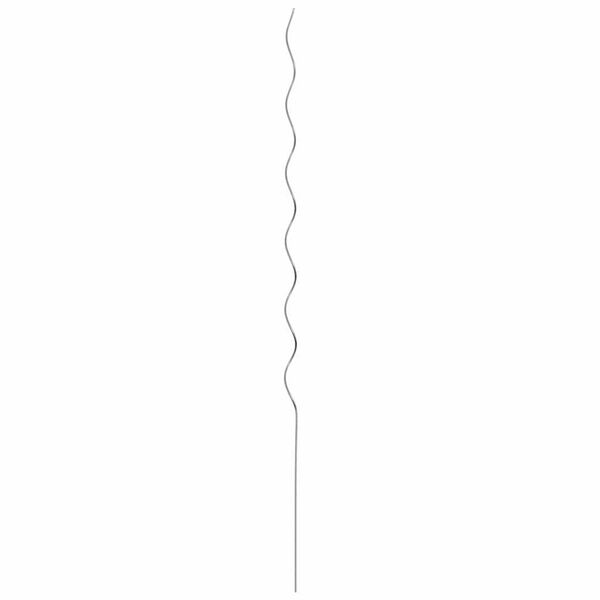 vidaXL Σπειροειδή στηρίγματα φυτών 5 pcs Ασημί 150 cm