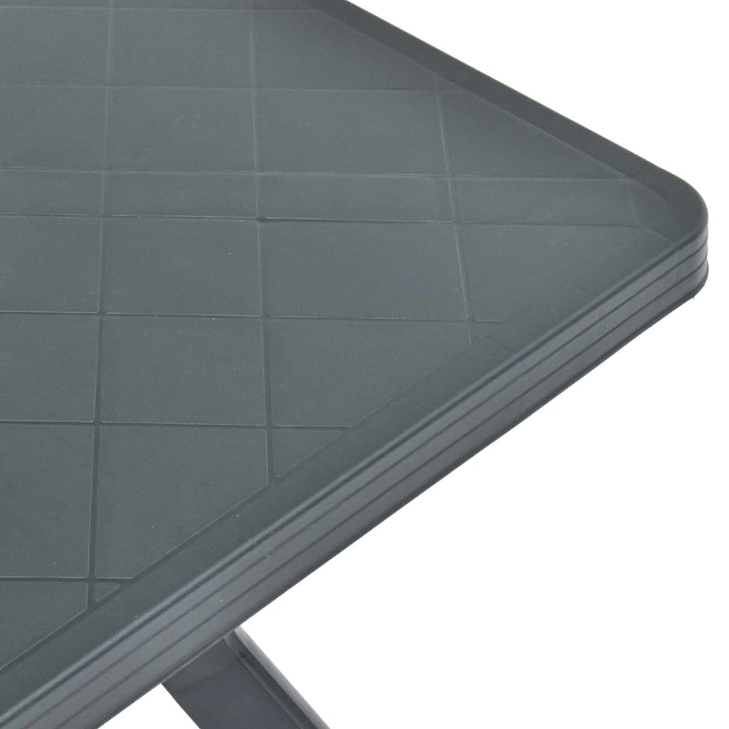 vidaXL Τραπέζι Bistro Πράσινο 70 x 70 x 72 εκ. Πλαστικό