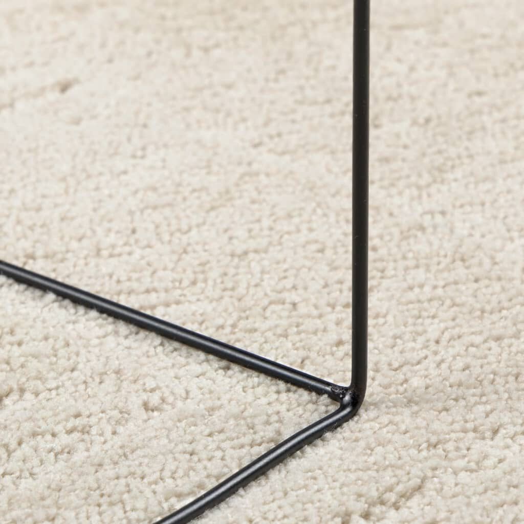 vidaXL Χαλί OVIEDO με Κοντό Πέλος Μπεζ 120 x 120 εκ.