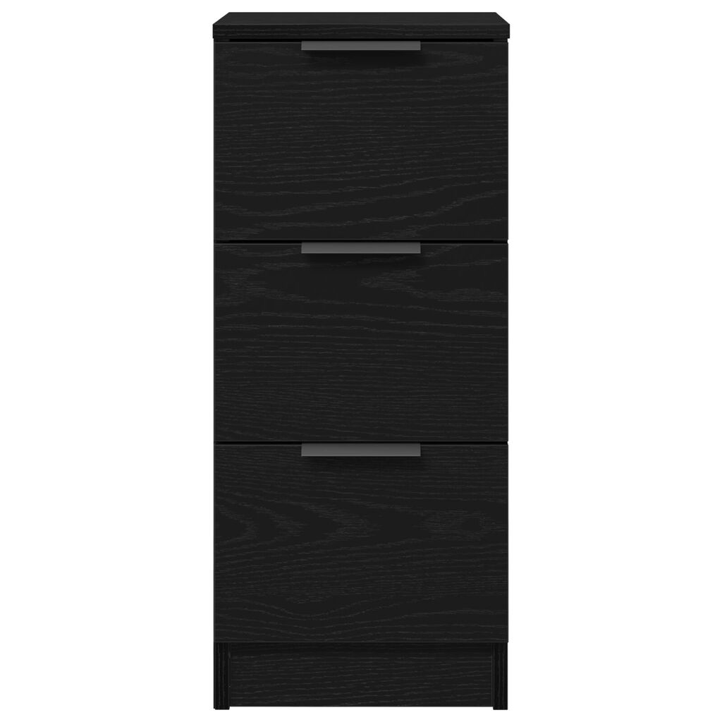 vidaXL Μαύρος Διορθωτής 30x30x70 εκ. Κατασκευασμένος από Επεξεργασμένο Ξύλο