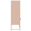 vidaXL Highboard Ροζ 68x39x123 cm Ατσάλι