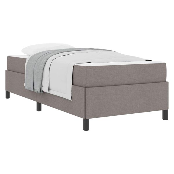vidaXL &Kappa;&rho;&epsilon;&beta;ά&tau;&iota; &mu;&epsilon; &epsilon;&lambda;&alpha;&tau;ή&rho;&iota;&alpha; Taupe 90 x 200 cm ύ&phi;&alpha;&sigma;&mu;&alpha;