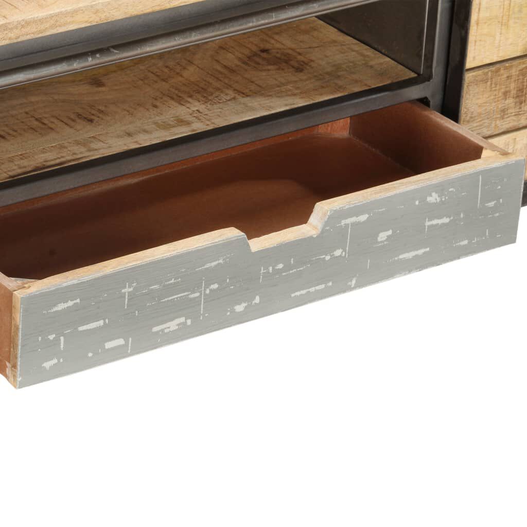 vidaXL Έπιπλο Τηλεόρασης 120 x 30 x 40 εκ. από Μασίφ Ξύλο Μάνγκο
