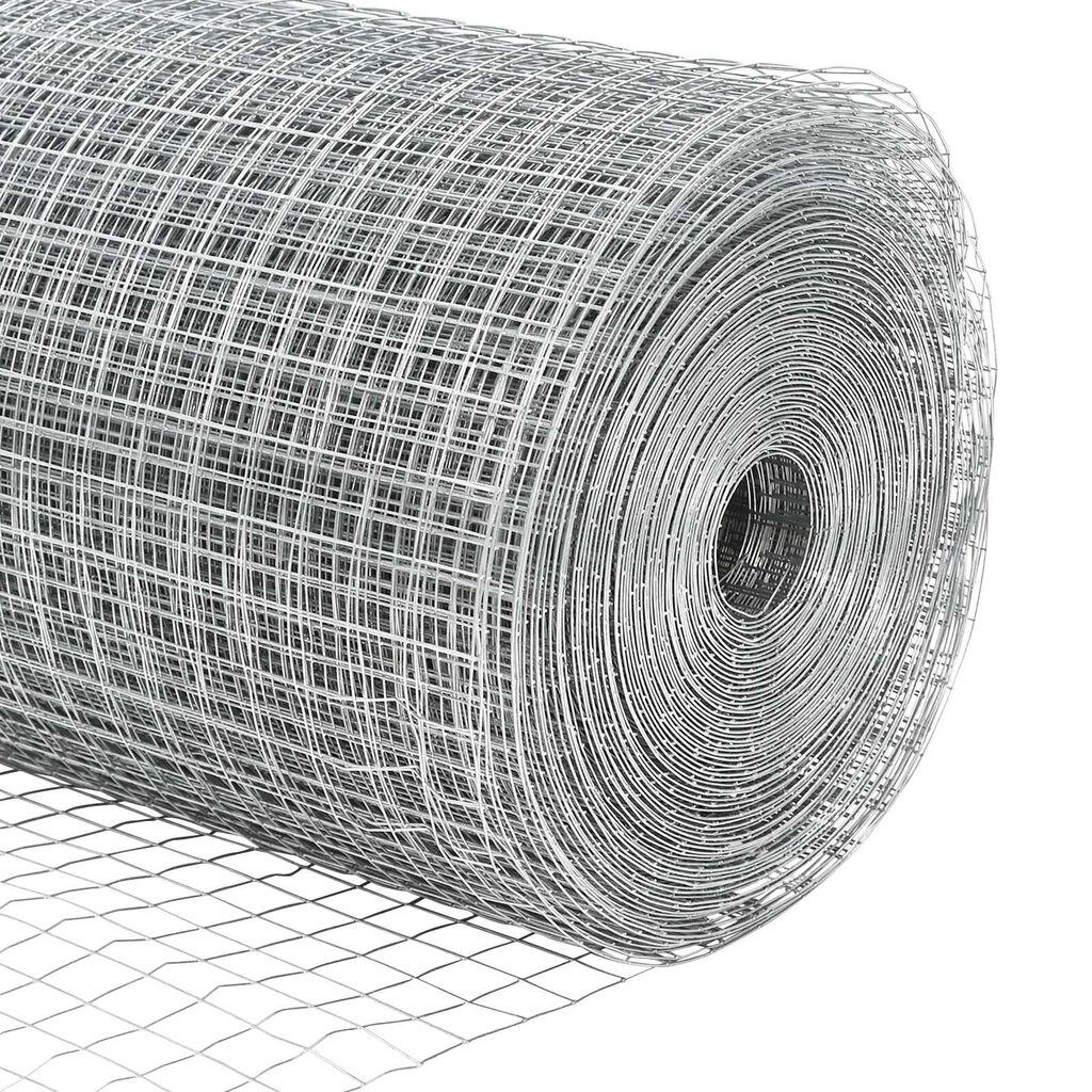 vidaXL Περίφραξη με 13 Στηρίγματα 0.8x50 μ Γαλβανισμένος Χάλυβας