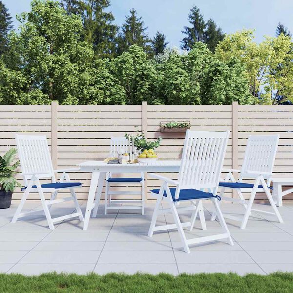 vidaXL Μαξιλάρια Καρέκλας Κήπου 2 τεμ. Μπορντό 40x40x4 εκ. Υφασμάτινα