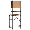 vidaXL Ντουλάπι Πλυντηρίου Καπνιστή Δρυς 68x48,5x194 εκ.