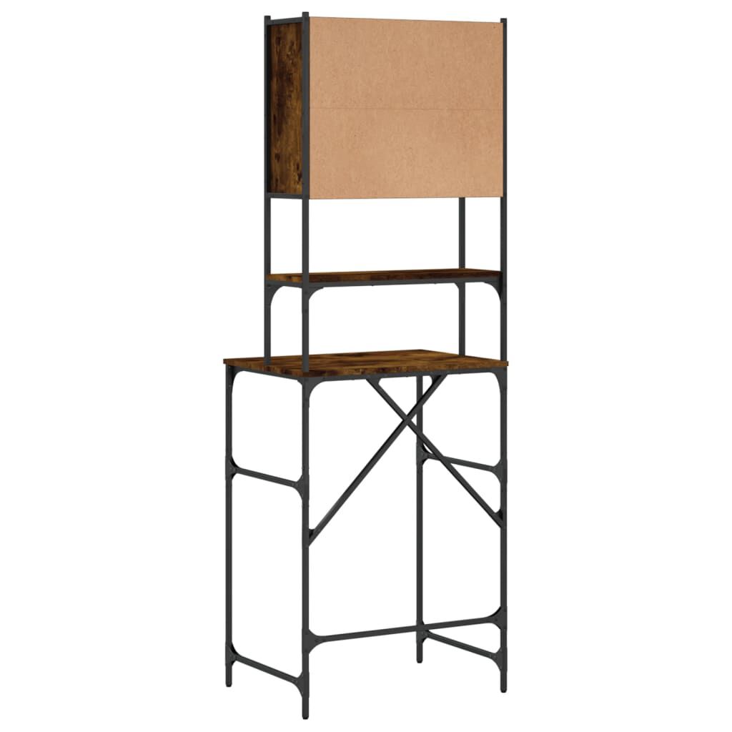 vidaXL Ντουλάπι Πλυντηρίου Καπνιστή Δρυς 68x48,5x194 εκ.