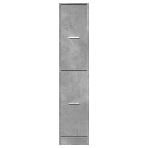 vidaXL Συρταριέρα Γενικής Χρήσης Γκρι Σκυρ.30x41x144,5 εκ. Επεξ. Ξύλο