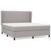 vidaXL &Kappa;&rho;&epsilon;&beta;ά&tau;&iota; Boxspring &mu;&epsilon; &Sigma;&tau;&rho;ώ&mu;&alpha; &Alpha;&nu;. &Pi;&rho;ά&sigma;&iota;&nu;&omicron; 160x200&epsilon;&kappa; &Upsilon;&phi;&alpha;&sigma;&mu;ά&tau;&iota;&nu;&omicron;