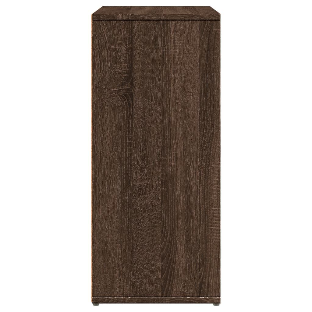 vidaXL Βοηθητικά Ντουλάπια 2 τεμ. Καφέ Δρυς 60x31x70εκ. Επεξεργ. Ξύλο