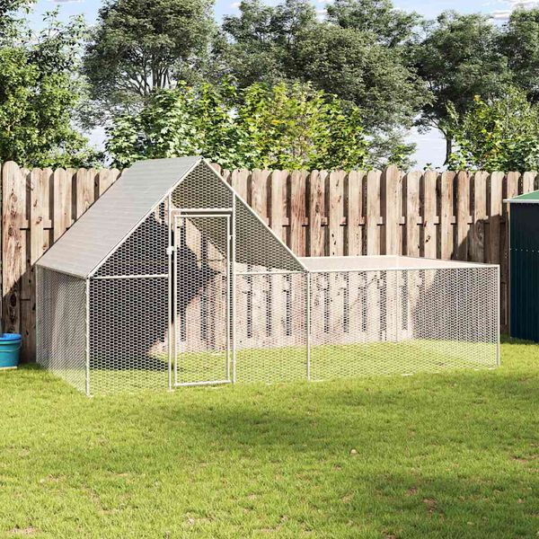 vidaXL &Kappa;&omicron;&tau;έ&tau;&sigma;&iota; 4 x 2 x 2 &mu;. &alpha;&pi;ό &Gamma;&alpha;&lambda;&beta;&alpha;&nu;&iota;&sigma;&mu;έ&nu;&omicron; &Chi;ά&lambda;&upsilon;&beta;&alpha;