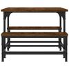 vidaXL Τραπεζάκι Σαλονιού Καφέ Δρυς 100x50,5x40 εκ. Επεξεργασμένο Ξύλο