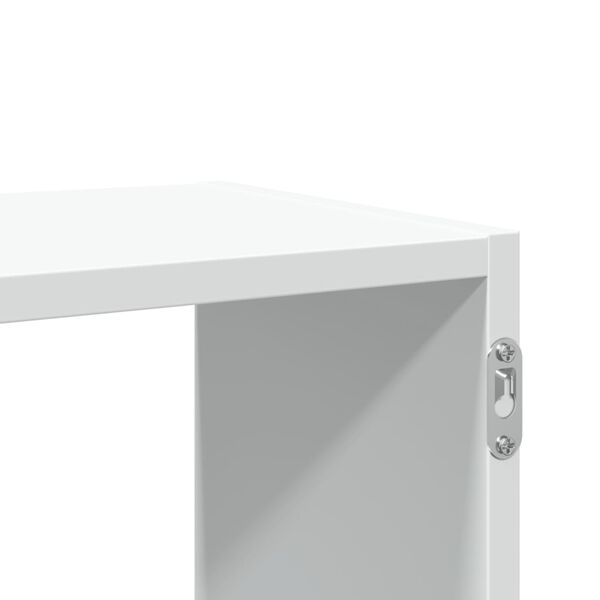 vidaXL Ράφι Τοίχου Λευκό 100x25x50 εκ. από Επεξεργασμένο Ξύλο