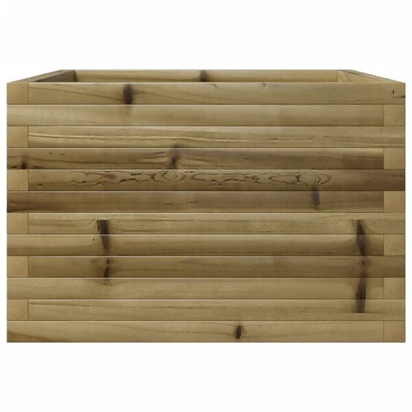 vidaXL Ζαρντινιέρα Κήπου 70x70x45,5 εκ. από Εμποτισμένο Ξύλο Πεύκου