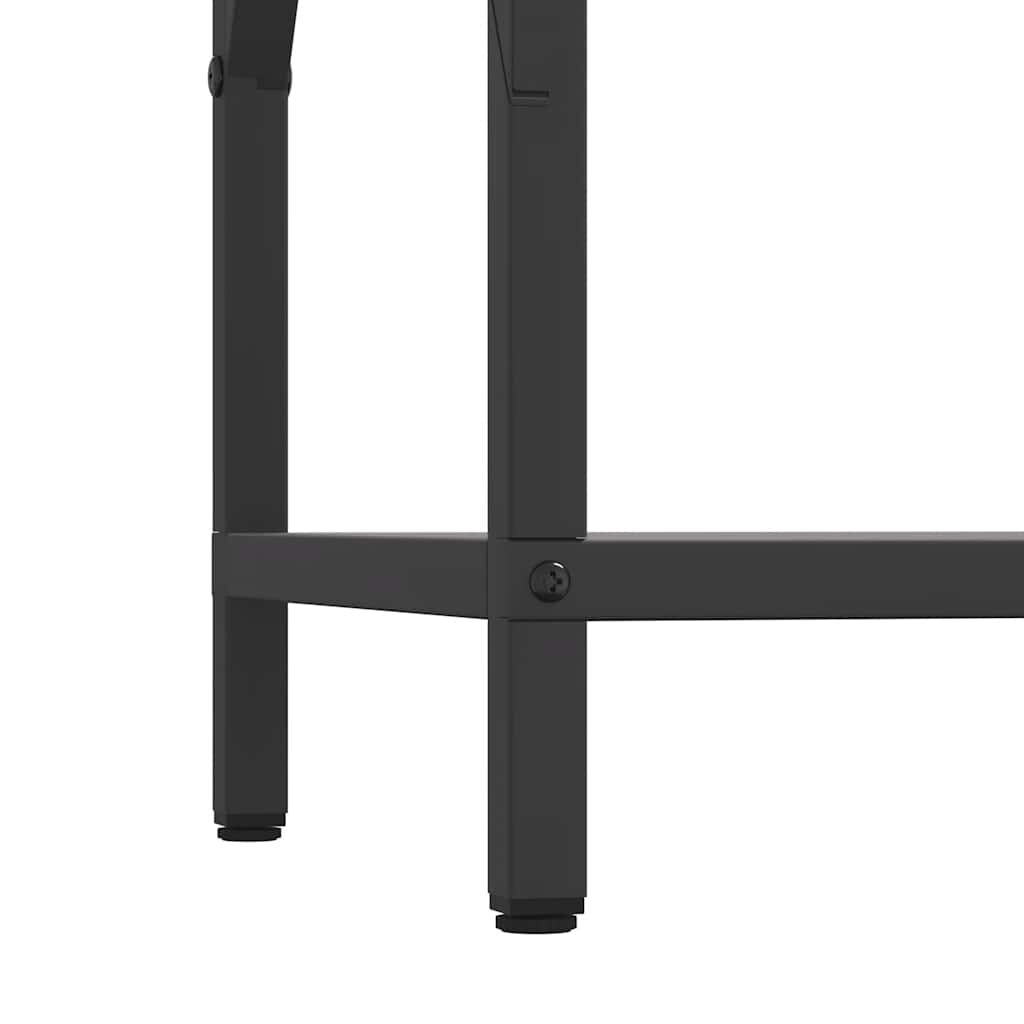 vidaXL Ράφι για καυσόξυλα Μαύρο 34x25x70 cm Ατσάλι ψυχρής έλασης