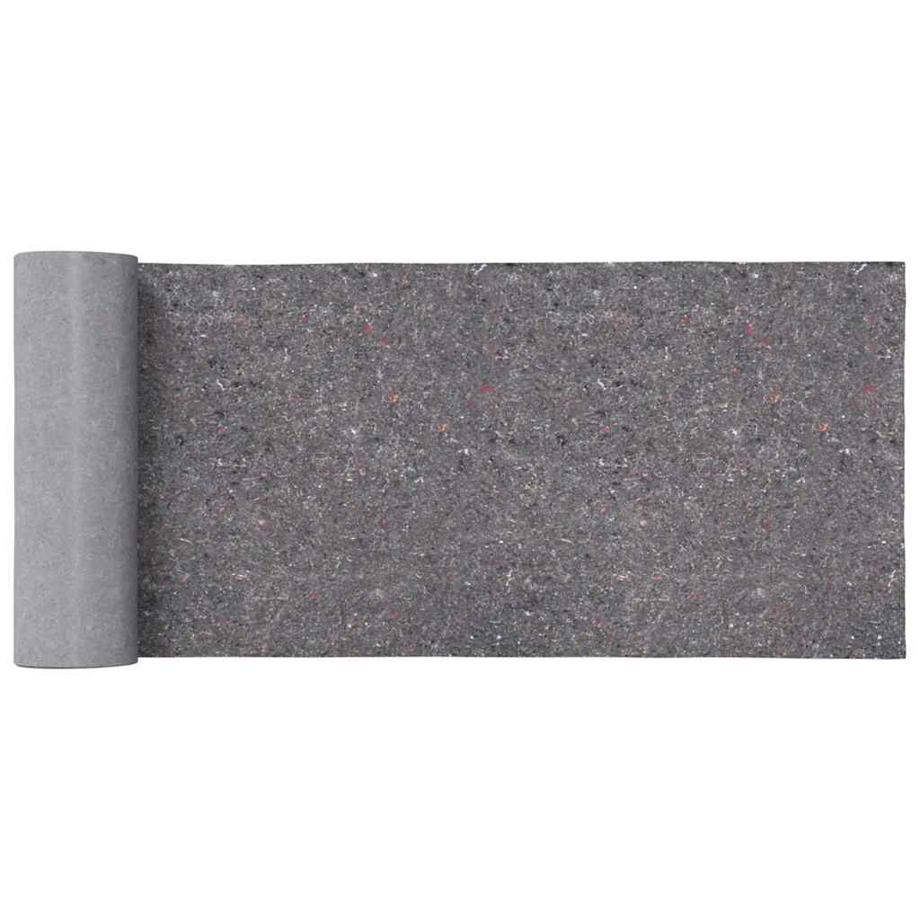 vidaXL Αντιολισθητικό μαλλί ζωγράφου 50 m 220 g/m² Γκρι