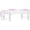 vidaXL Βάση Οθόνης Καπνιστή Δρυς 37x23x14 εκ. από Επεξεργασμένο Ξύλο