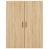vidaXL Ντουλάπι Sonoma δρυς 69,5 x 34 x 180 εκ. από Επεξεργασμένο Ξύλο