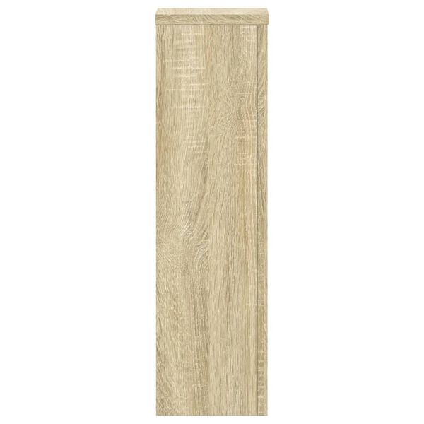 vidaXL Βάσεις Φυτών 2 Τεμ. Sonoma Δρυς 17x17x60 εκ. Επεξεργασμένο Ξύλο