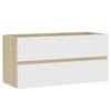 White_and_sonoma_oak