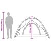 vidaXL Σκηνή Κάμπινγκ με Θόλο 5 Ατ. Ταχείας Απελευθέρωσης Γκρι/Πράσινο