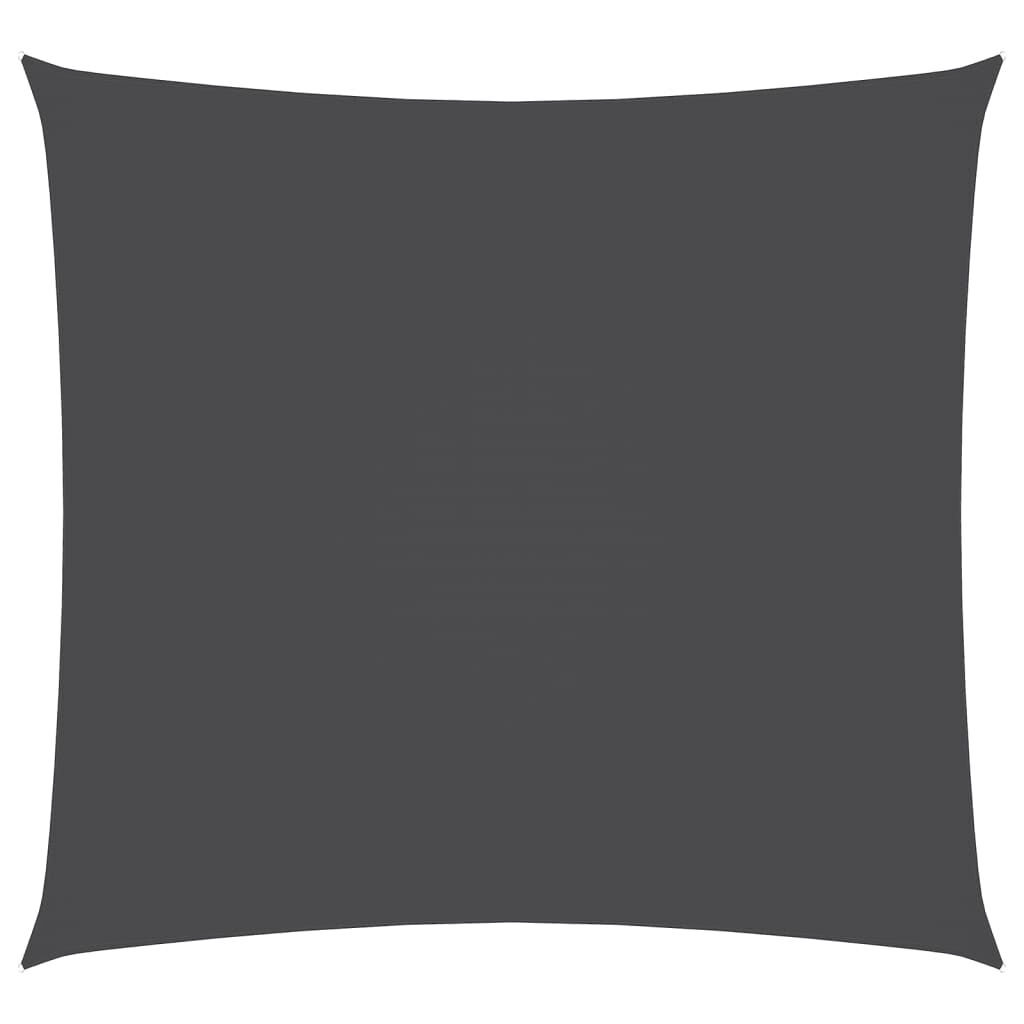 vidaXL Πανί Σκίασης Τετράγωνο Ανθρακί 2,5 x 2,5 μ. από Ύφασμα Oxford