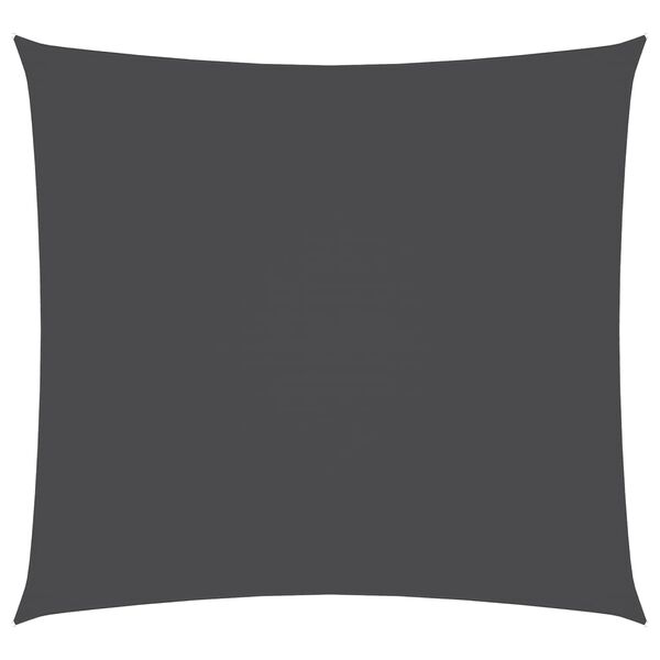 vidaXL Πανί Σκίασης Τετράγωνο Ανθρακί 2,5 x 2,5 μ. από Ύφασμα Oxford