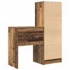 vidaXL Γραφείο με συρτάρι 2 pcs Παλιό ξύλο