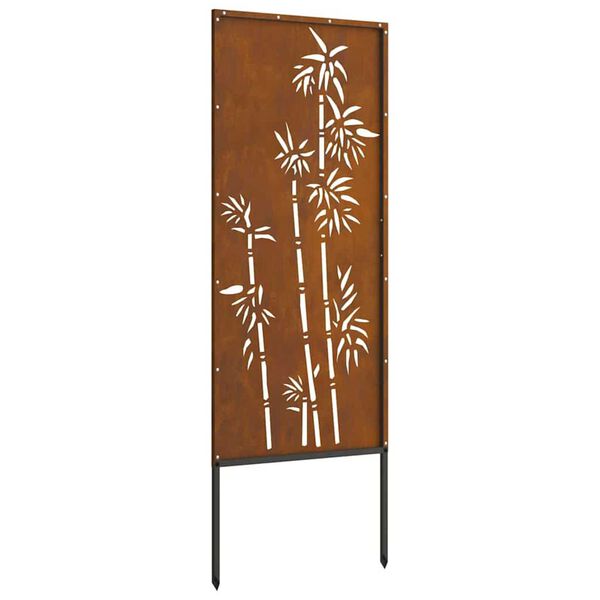 vidaXL Διακοσμητική Πλάκα Κήπου Σκ rusty 50 x 140 cm
