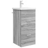 vidaXL &Kappa;&alpha;&theta;&rho;έ&phi;&tau;&eta;&sigmaf; &mu;&pi;ά&nu;&iota;&omicron;&upsilon; &mu;&epsilon; &nu;&iota;&pi;&tau;ή&rho;&alpha; &Gamma;&kappa;&rho;&iota; Sonoma 42 x 40 x 84,5 &epsilon;&kappa;