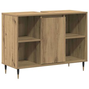 vidaXL &Nu;&tau;&omicron;&upsilon;&lambda;ά&pi;&iota; &Mu;&pi;ά&nu;&iota;&omicron;&upsilon; Artisan Oak 80 x 33 x 60 &epsilon;&kappa; &Epsilon;&pi;&epsilon;&xi;&epsilon;&rho;&gamma;&alpha;&sigma;&mu;έ&nu;&omicron; &xi;ύ&lambda;&omicron;