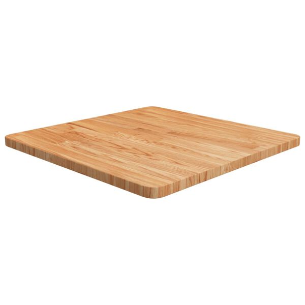 vidaXL Επιφάνεια Τραπεζιού Τετράγωνη Αν. Καφέ 60x60x2,5 εκ. Ξύλο Δρυς