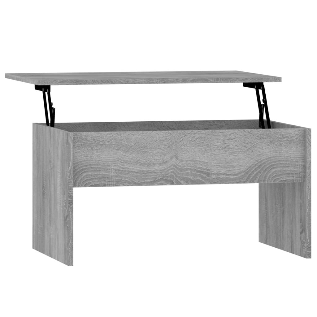 vidaXL Τραπεζάκι Σαλονιού Γκρι Sonoma80x50,5x41,5εκ.Επεξεργασμένο Ξύλο