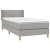 vidaXL &Kappa;&rho;&epsilon;&beta;ά&tau;&iota; Boxspring &mu;&epsilon; &Sigma;&tau;&rho;ώ&mu;&alpha; &Alpha;&nu;&omicron;&iota;&chi;&tau;ό &Gamma;&kappa;&rho;&iota; 90x190 &epsilon;&kappa;. &Upsilon;&phi;&alpha;&sigma;&mu;ά&tau;&iota;&nu;&omicron;